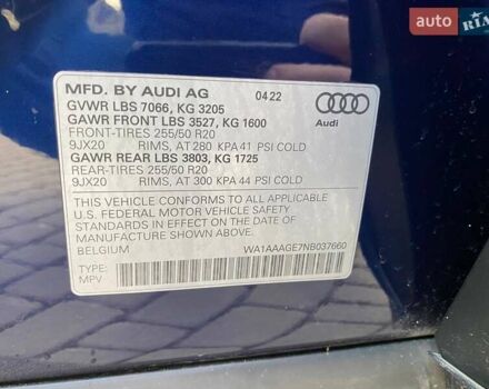 Синий Ауди E-Tron, объемом двигателя 0 л и пробегом 55 тыс. км за 34400 $, фото 27 на Automoto.ua