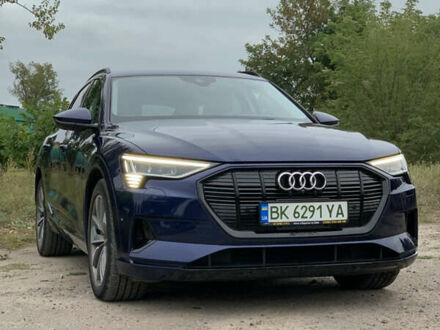 Синий Ауди E-Tron, объемом двигателя 0 л и пробегом 54 тыс. км за 32800 $, фото 1 на Automoto.ua
