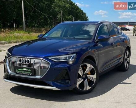 Синій Ауді E-Tron, об'ємом двигуна 0 л та пробігом 72 тис. км за 42390 $, фото 1 на Automoto.ua