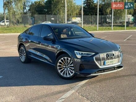 Синий Ауди E-Tron, объемом двигателя 0 л и пробегом 76 тыс. км за 36500 $, фото 1 на Automoto.ua