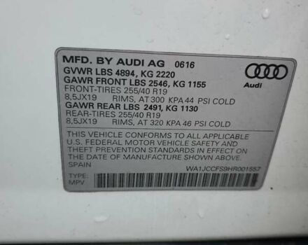 Белый Ауди Ку3, объемом двигателя 1.98 л и пробегом 38 тыс. км за 3500 $, фото 11 на Automoto.ua