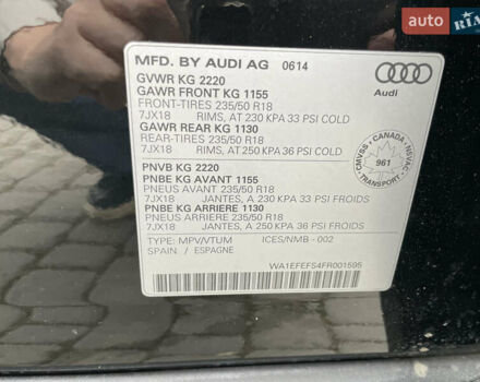 Ауди Ку3 2014 в Львове на Automoto.ua Черный Ауди Ку3, объемом двигателя 1.98 л и пробегом 129 тыс. км за 14500 $, фото 13 на Automoto.ua