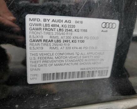 Черный Ауди Ку3, объемом двигателя 0 л и пробегом 80 тыс. км за 2400 $, фото 12 на Automoto.ua