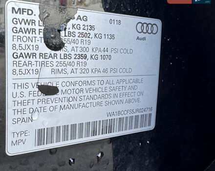 Черный Ауди Ку3, объемом двигателя 1.98 л и пробегом 175 тыс. км за 15800 $, фото 38 на Automoto.ua