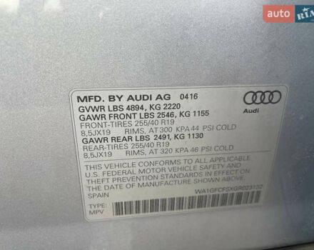 Серый Ауди Ку3, объемом двигателя 2 л и пробегом 118 тыс. км за 15500 $, фото 17 на Automoto.ua