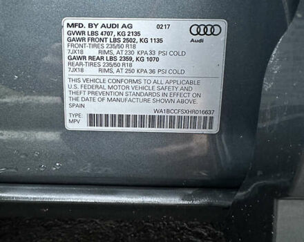 Сірий Ауді Ку3, об'ємом двигуна 2 л та пробігом 160 тис. км за 12950 $, фото 24 на Automoto.ua