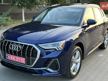 Ауди Ку3 2022 в Киеве на Automoto.ua Синий Ауди Ку3, объемом двигателя 2 л и пробегом 18 тыс. км за 32900 $, фото 1 на Automoto.ua