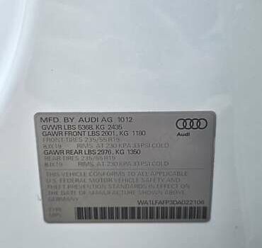 Белый Ауди Ку 5, объемом двигателя 1.98 л и пробегом 194 тыс. км за 17499 $, фото 29 на Automoto.ua