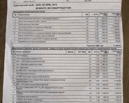 Белый Ауди Ку 5, объемом двигателя 2.97 л и пробегом 217 тыс. км за 19600 $, фото 20 на Automoto.ua
