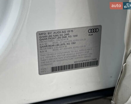 Белый Ауди Ку 5, объемом двигателя 2 л и пробегом 212 тыс. км за 14990 $, фото 52 на Automoto.ua