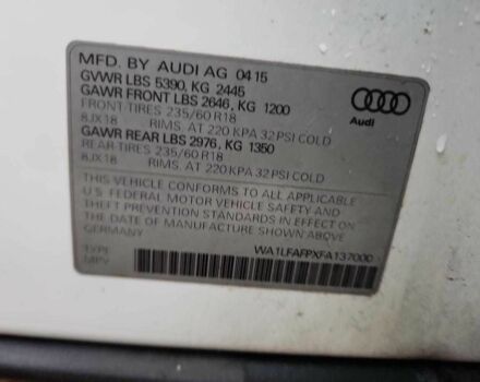 Белый Ауди Ку 5, объемом двигателя 0 л и пробегом 172 тыс. км за 11500 $, фото 7 на Automoto.ua