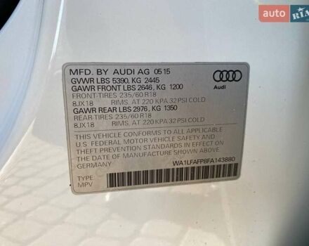 Белый Ауди Ку 5, объемом двигателя 1.98 л и пробегом 107 тыс. км за 15500 $, фото 29 на Automoto.ua