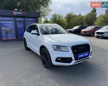 Ауди Ку 5 2016 в Днепре (Днепропетровске) на Automoto.ua Белый Ауди Ку 5, объемом двигателя 3 л и пробегом 132 тыс. км за 19200 $, фото 2 на Automoto.ua
