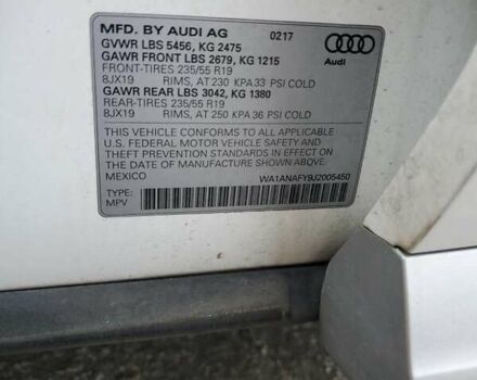 Белый Ауди Ку 5, объемом двигателя 1.98 л и пробегом 165 тыс. км за 7500 $, фото 12 на Automoto.ua