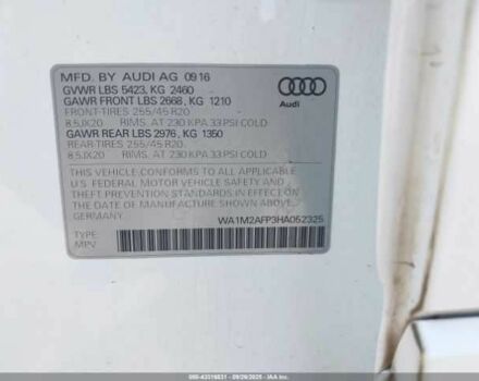 Белый Ауди Ку 5, объемом двигателя 2 л и пробегом 80 тыс. км за 3500 $, фото 8 на Automoto.ua