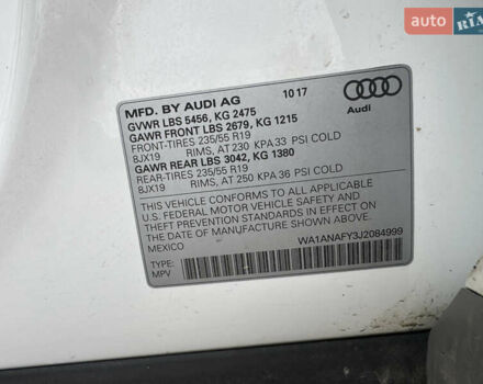 Белый Ауди Ку 5, объемом двигателя 1.98 л и пробегом 238 тыс. км за 18500 $, фото 34 на Automoto.ua