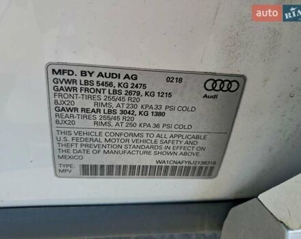 Белый Ауди Ку 5, объемом двигателя 1.98 л и пробегом 23 тыс. км за 9000 $, фото 12 на Automoto.ua