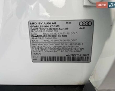 Білий Ауді Ку 5, об'ємом двигуна 1.98 л та пробігом 124 тис. км за 29000 $, фото 70 на Automoto.ua