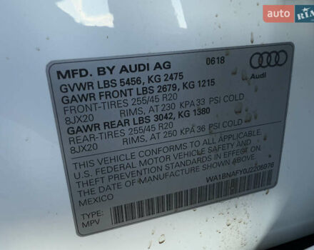 Білий Ауді Ку 5, об'ємом двигуна 2 л та пробігом 194 тис. км за 24500 $, фото 30 на Automoto.ua
