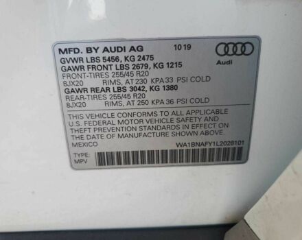 Белый Ауди Ку 5, объемом двигателя 0 л и пробегом 30 тыс. км за 7000 $, фото 12 на Automoto.ua