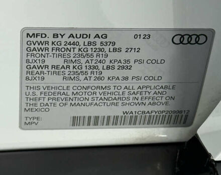 Ауди Ку 5 2023 в Одессе на Automoto.ua Белый Ауди Ку 5, объемом двигателя 1.98 л и пробегом 29 тыс. км за 44500 $, фото 41 на Automoto.ua