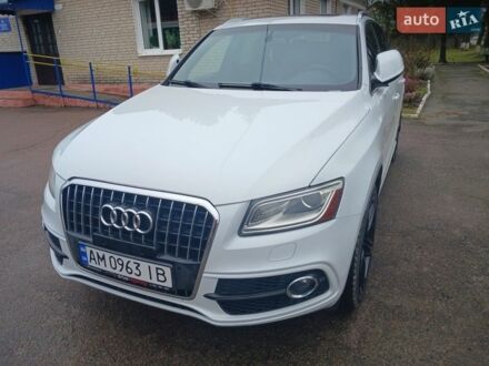 Белый Ауди Ку 5, объемом двигателя 3 л и пробегом 225 тыс. км за 15600 $, фото 1 на Automoto.ua