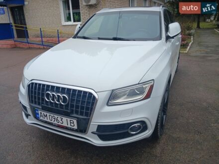 Белый Ауди Ку 5, объемом двигателя 3 л и пробегом 225 тыс. км за 15600 $, фото 1 на Automoto.ua