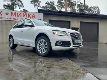 Ауди Ку 5 2014 в Киеве на Automoto.ua Белый Ауди Ку 5, объемом двигателя 2 л и пробегом 170 тыс. км за 14300 $, фото 1 на Automoto.ua