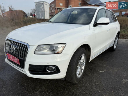 Белый Ауди Ку 5, объемом двигателя 2 л и пробегом 201 тыс. км за 15999 $, фото 1 на Automoto.ua