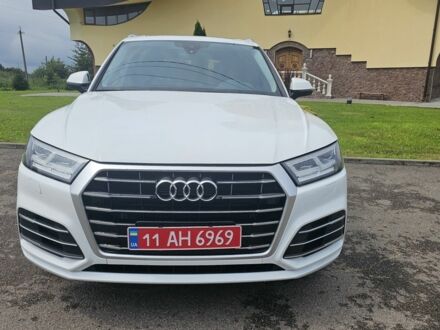 Ауди Ку 5 2018 в Ходорів на Automoto.ua Белый Ауди Ку 5, объемом двигателя 2 л и пробегом 114 тыс. км за 26300 $, фото 1 на Automoto.ua