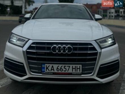 Ауді Ку 5 2018 у Києві на Automoto.ua Білий Ауді Ку 5, об'ємом двигуна 1.98 л та пробігом 121 тис. км за 24650 $, фото 1 на Automoto.ua