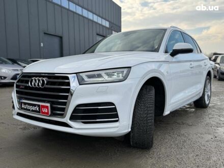 Ауди Ку 5 2018 в Львове на Automoto.ua Белый Ауди Ку 5, объемом двигателя 2 л и пробегом 145 тыс. км за 26990 $, фото 1 на Automoto.ua