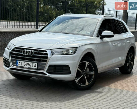 Белый Ауди Ку 5, объемом двигателя 2 л и пробегом 55 тыс. км за 26500 $, фото 1 на Automoto.ua