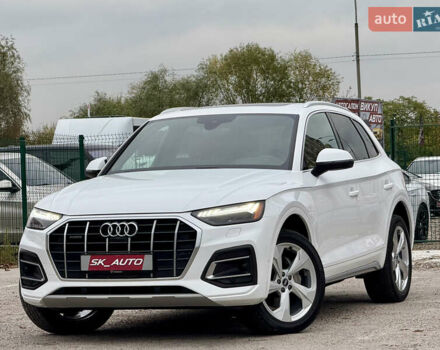 Ауди Ку 5 2021 в Киеве на Automoto.ua Белый Ауди Ку 5, объемом двигателя 2 л и пробегом 44 тыс. км за 41999 $, фото 1 на Automoto.ua