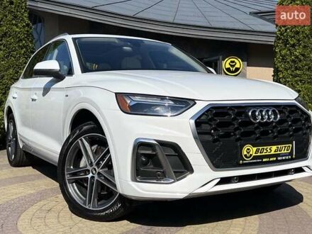 Ауди Ку 5 2021 в Львове на Automoto.ua Белый Ауди Ку 5, объемом двигателя 2 л и пробегом 25 тыс. км за 49999 $, фото 1 на Automoto.ua