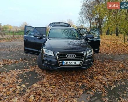 Черный Ауди Ку 5, объемом двигателя 3 л и пробегом 238 тыс. км за 15500 $, фото 1 на Automoto.ua