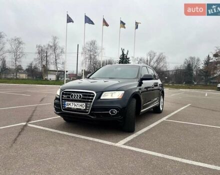 Черный Ауди Ку 5, объемом двигателя 1.98 л и пробегом 98 тыс. км за 20500 $, фото 6 на Automoto.ua