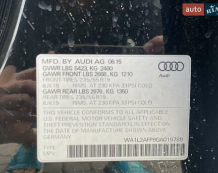 Черный Ауди Ку 5, объемом двигателя 1.98 л и пробегом 208 тыс. км за 14500 $, фото 30 на Automoto.ua
