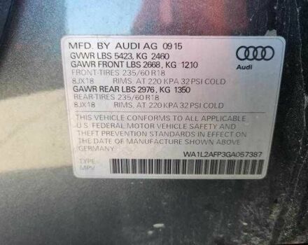 Ауди Ку 5 2016 в Львове на Automoto.ua Черный Ауди Ку 5, объемом двигателя 0 л и пробегом 97 тыс. км за 3000 $, фото 12 на Automoto.ua