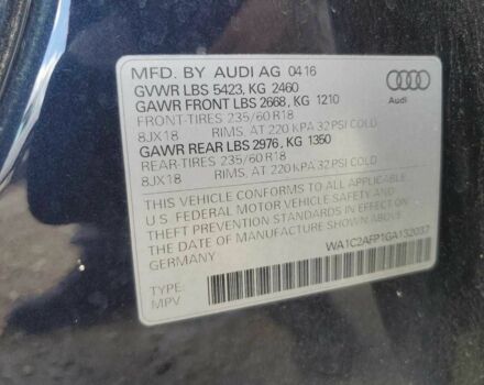 Черный Ауди Ку 5, объемом двигателя 0 л и пробегом 77 тыс. км за 2500 $, фото 12 на Automoto.ua