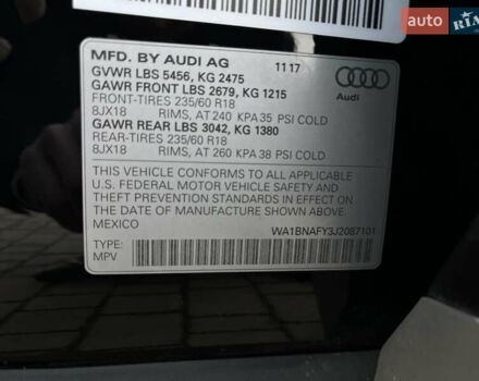 Чорний Ауді Ку 5, об'ємом двигуна 2 л та пробігом 156 тис. км за 22900 $, фото 28 на Automoto.ua