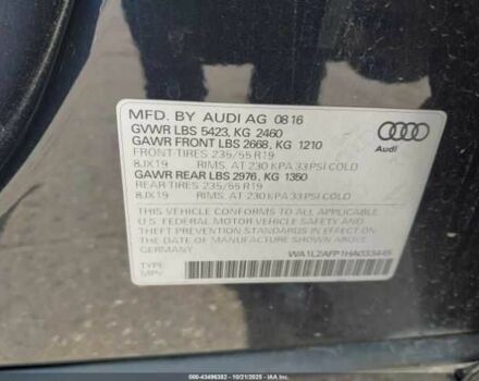 Черный Ауди Ку 5, объемом двигателя 2 л и пробегом 51 тыс. км за 10000 $, фото 8 на Automoto.ua