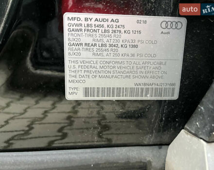 Чорний Ауді Ку 5, об'ємом двигуна 2 л та пробігом 136 тис. км за 18300 $, фото 16 на Automoto.ua