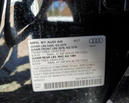 Черный Ауди Ку 5, объемом двигателя 2 л и пробегом 86 тыс. км за 8500 $, фото 11 на Automoto.ua