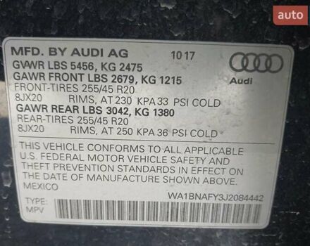 Черный Ауди Ку 5, объемом двигателя 1.98 л и пробегом 190 тыс. км за 16000 $, фото 8 на Automoto.ua