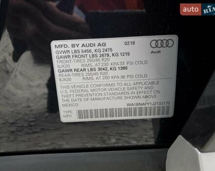 Чорний Ауді Ку 5, об'ємом двигуна 1.98 л та пробігом 52 тис. км за 8000 $, фото 13 на Automoto.ua