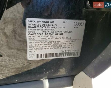 Черный Ауди Ку 5, объемом двигателя 1.98 л и пробегом 247 тыс. км за 6000 $, фото 11 на Automoto.ua