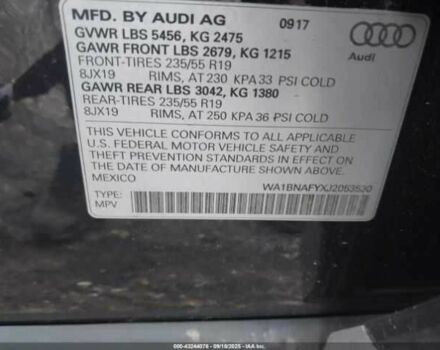 Чорний Ауді Ку 5, об'ємом двигуна 2 л та пробігом 85 тис. км за 7900 $, фото 8 на Automoto.ua