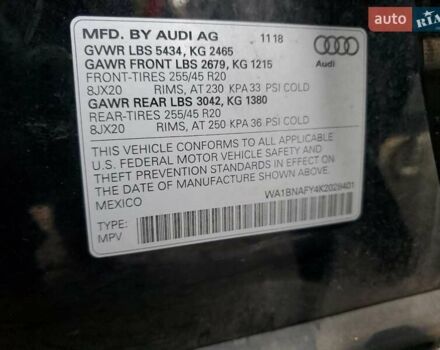 Чорний Ауді Ку 5, об'ємом двигуна 1.98 л та пробігом 155 тис. км за 7800 $, фото 12 на Automoto.ua