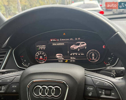 Черный Ауди Ку 5, объемом двигателя 2 л и пробегом 77 тыс. км за 36850 $, фото 19 на Automoto.ua